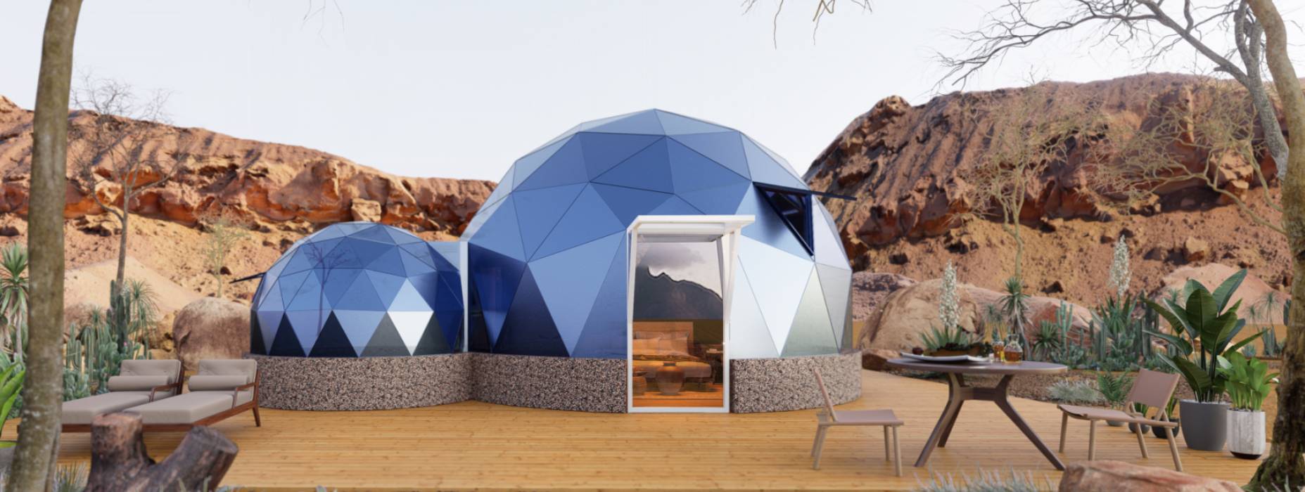 思明区球形智能光伏玻璃星空房